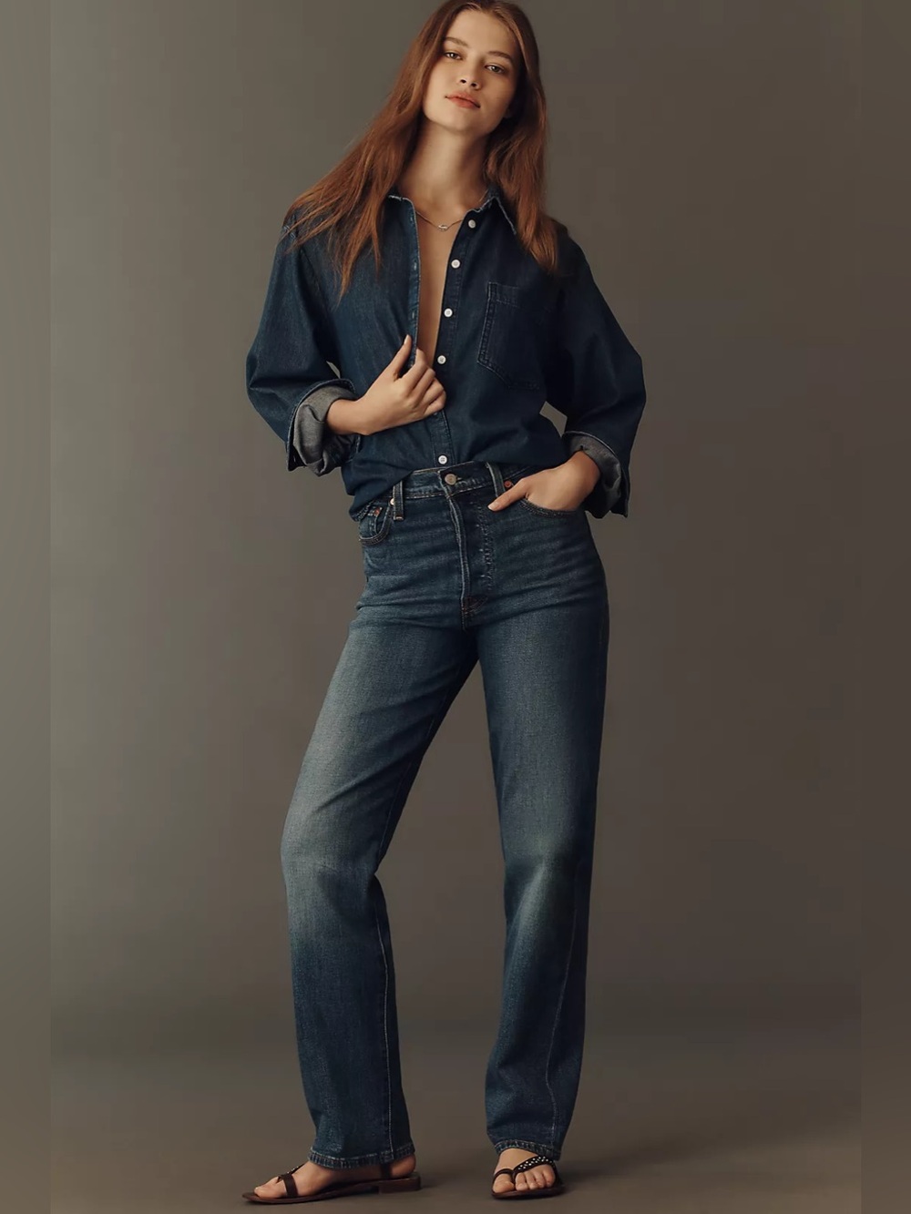 🌱Levi’s Ribcage Straight Leg Jeans